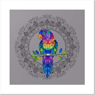 Rainbow Bird Posters and Art